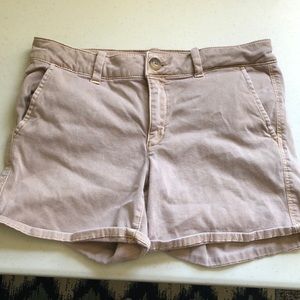 Khaki Shorts-American Eagle-Midi-Size 10